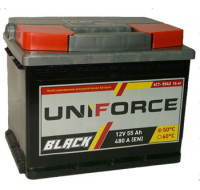 Аккумулятор UniForce 6CT-60 R  EN480 А 242x175x190мм